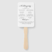 Wildblume Mallard Duck Wedding Fächer (Rückseite)