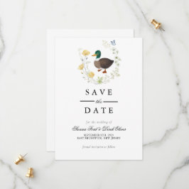 Wildblume Mallard Duck Wedding Save The Date