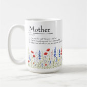 Wildblume Mama Tasse - sarkastisches Muttertagsges (Links)