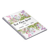 Wildblume Mama Wertschätzung Spiral Foto Notebook Notizblock (Rechte Seite)