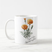 Wildblume Marigold Coffee Tasse (Links)