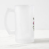 Wildblume Mattglas Bierglas (Links)