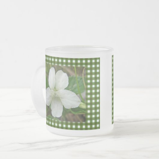 Wildblume Mattglastasse (Vorderseite Links)