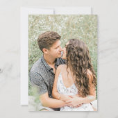 Wildblume Meadow Boho Whimsical Script-Foto Einladung (Rückseite)