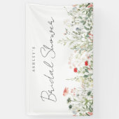 Wildblume Meadow Brautparty Banner (Vertikal)