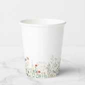 Wildblume Meadow Brautparty Pappbecher (Rechts)