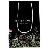 Wildblume Meadow Business Mittlere Geschenktüte (Rückseite)