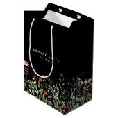 Wildblume Meadow Business Mittlere Geschenktüte (Rückseite Schrägansicht)