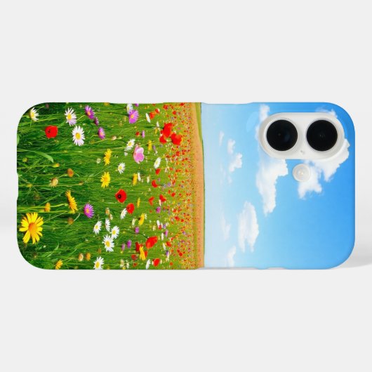 Wildblume Meadow Case-Mate iPhone Hülle (Rückseite (Horizontal))