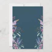 Wildblume Meadow Einladung (Rückseite)