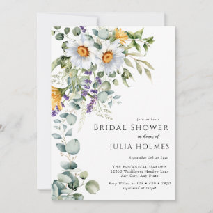 Wildblume Meadow Floral BRAUTPARTY Einladung