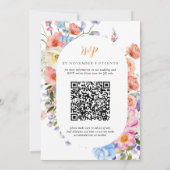Wildblume Meadow | Floral Wedding Wappen UAWG Einladung (Rückseite)