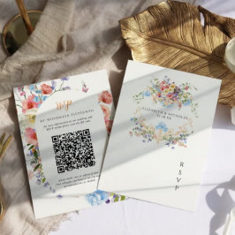 Wildblume Meadow | Floral Wedding Wappen UAWG RSVP Karte