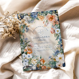 Wildblume Meadow Garden Abschluss Einladung