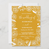 Wildblume Meadow Garden Wedding Botanical Einladung (Vorderseite)