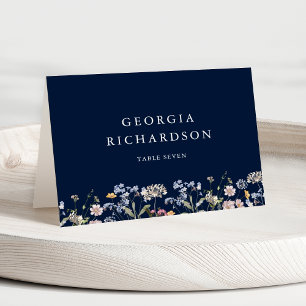 Wildblume Meadow Garden Wedding Platzkarte Tischnummer