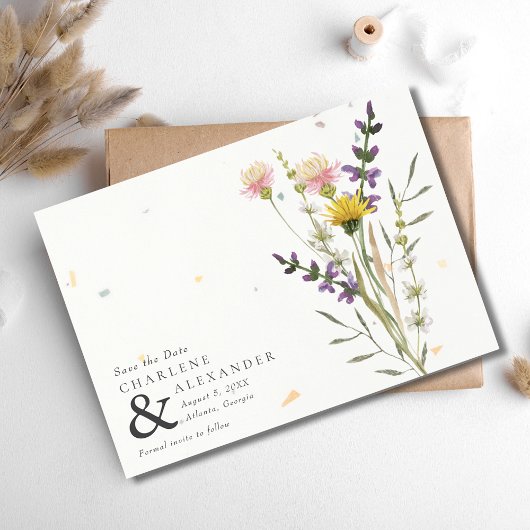 Wildblume Meadow Garden Wedding Save The Date