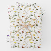Wildblume Meadow Geschenkpapier Set (Beispiel)