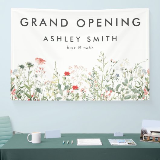 Wildblume Meadow Grand Opening Banner (Messe)