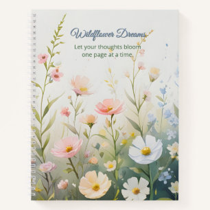 Wildblume Meadow in Bloom Notizblock