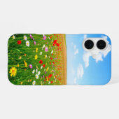 Wildblume Meadow iPhone 16 Hülle (Rückseite (Horizontal))
