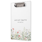 Wildblume Meadow Klemmbrett (Links)