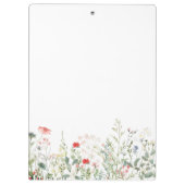 Wildblume Meadow Klemmbrett (Rückseite)