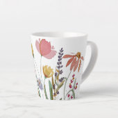 Wildblume Meadow Latte Tasse (Rechte Ecke)