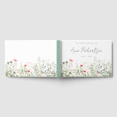 Wildblume Meadow Memorial Service Beerdigung Gästebuch (Voll)