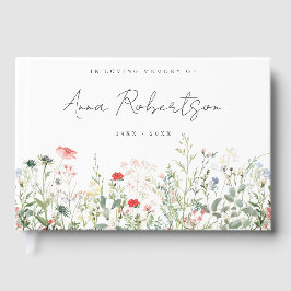 Wildblume Meadow Memorial Service Beerdigung Gästebuch