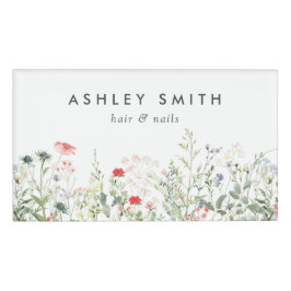Wildblume Meadow Namenschild