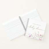 Wildblume Meadow Personalisiert Showgastronomie Notizblock (Innenseite)