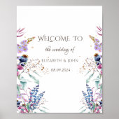 Wildblume Meadow Poster (Vorne)