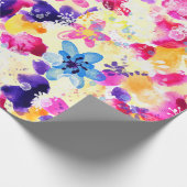 Wildblume Meadow Shabby Blume Geschenkpapier (Ecke)