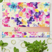 Wildblume Meadow Shabby Blume Geschirrtuch (Gefaltet)