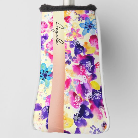 Wildblume Meadow Shabby Blume Golf Headcover (Rotieren 90)