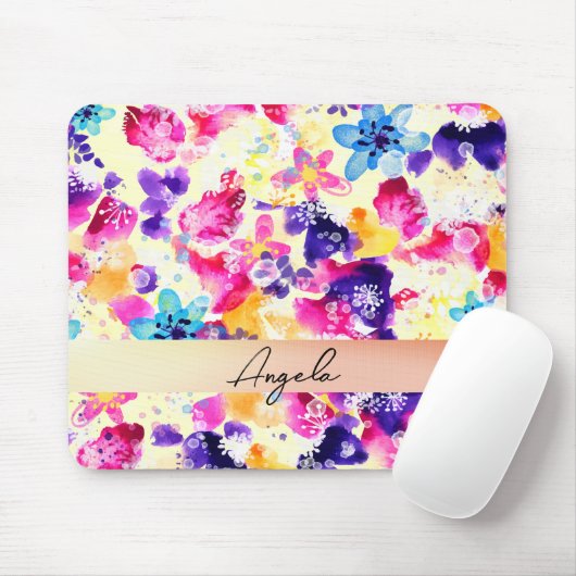 Wildblume Meadow Shabby Blume Mousepad (Mit Mouse)