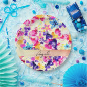 Wildblume Meadow Shabby Blume Pappteller (Party)