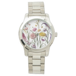 Wildblume Meadow - Stilvolle Floral Women's eWatch Armbanduhr