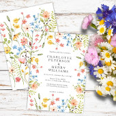 Wildblume Meadow Summer Garden Wedding Einladung