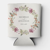 Wildblume Meadow Wedding Ecru Dosenkühler (Vorderseite)