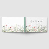 Wildblume Meadow Wedding Gästebuch (Voll)