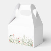 Wildblume Meadow Wedding Geschenkschachtel (Rückseite)