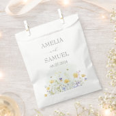 Wildblume Meadow Wedding Geschenktütchen (Ausgeschnitten)