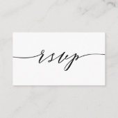 Wildblume Meadow Wedding RSVP Online Begleitkarte (Rückseite)