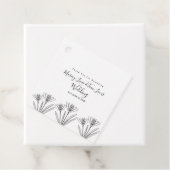 Wildblume mit Blütenblatt Geschenkanhänger (Beispiel)