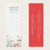 Wildblume mit mehrfacher Earring-Grafikkarte (Vorne & Hinten)