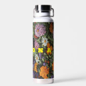 Wildblume mit Schmetterlingsgarten Wasserflasche Trinkflasche (Rückseite)