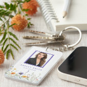 Wildblume Mitarbeiter-ID Schlüsselanhänger (Vorderseite rechts)