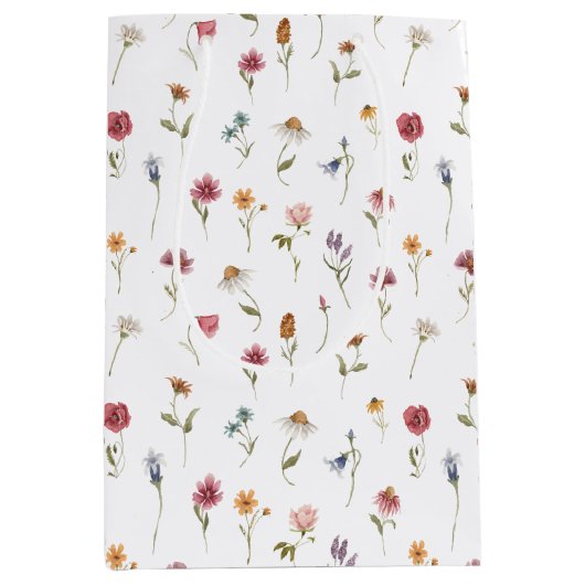 Wildblume Mittlere Geschenktüte (Vorderseite)